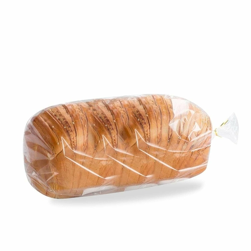 Pack of 100 Poly Jumbo Bakery Bread Bags 10 x 8 x 24 Clear Gusseted