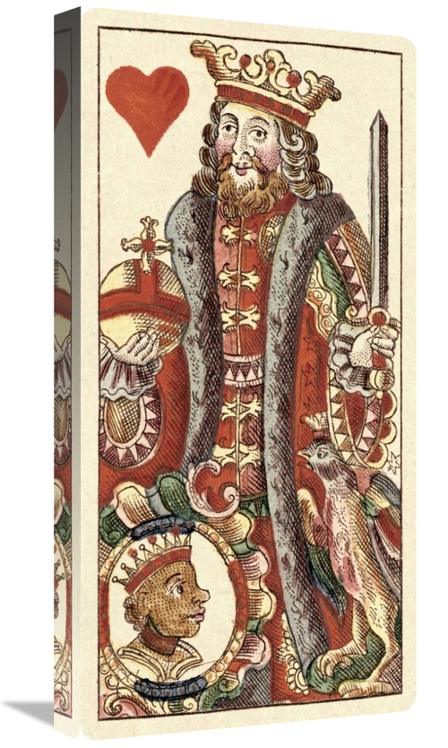 Global Gallery GCS-455064-1224-142 12 x 24 in. King of Hearts - Bauern