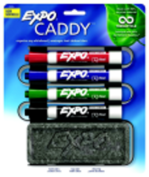 Expo Low Odor Non-Toxic Dry Erase Marker Set, Chisel Tip, Asso