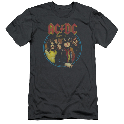 Trevco ACDC101-SF-4 ACDC Highway to Hell-S by S Adult Short Sleeve Shi