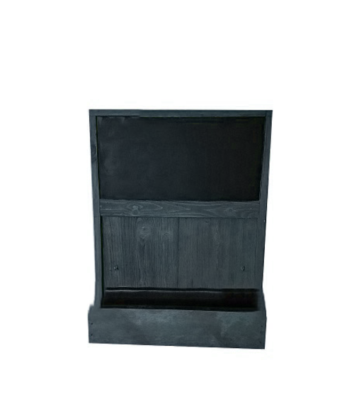 Grown by you WM19CB-BL Wall Mounted Chalkboard Planter, Black