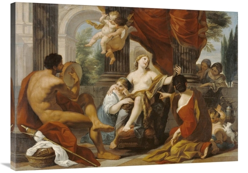 Global Gallery GCS-459996-3040-142 30 x 40 in. Hercules & Omphale Art 