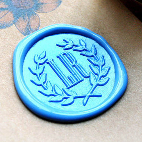 Wax Seal Stamp Initial Alphabet Sealing Wax Stamp,Monogram Calligraphy