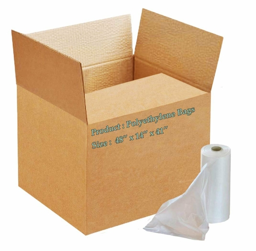 Roll of 250 General Equipment Covers 16 x 14 x 54 Clear Plastic Bags