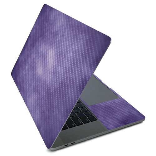 MightySkins CF-APMAPRO216-Purple Airbrush Carbon Fiber Skin for Apple 