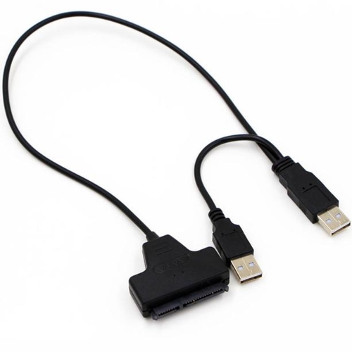 USB 2.0 SATA 7+22Pin to USB 2.0 Adapter Cable For