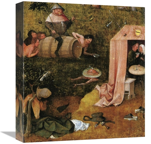 Global Gallery GCS-372594-16-142 16 in. Allegory of Gluttony & Lust Ar