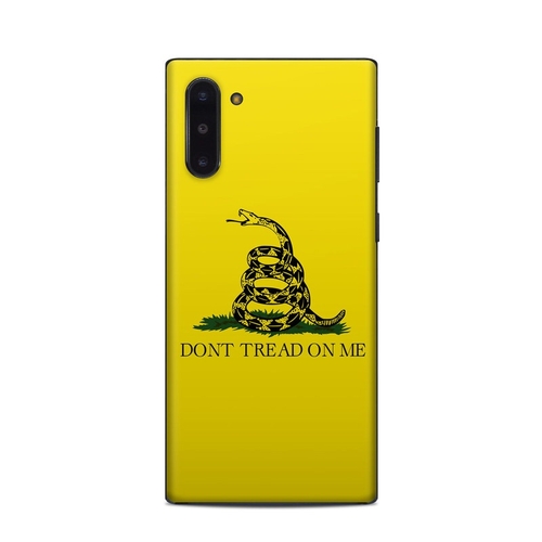 Main DecalGirl SGN10-GADSDEN Samsung Galaxy Note 10 Skin - Gadsden Flag image