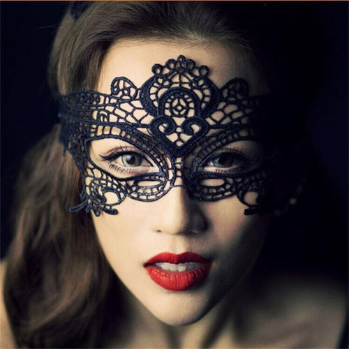 1 PC  Halloween Lace Eye Mask For Masquerade Sexy