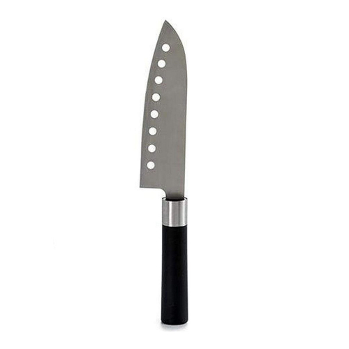 Kitchen Knife Silver Black Stainless steel Plastic