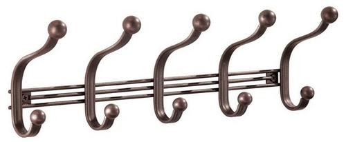 Interdesign 53671 Bronze Wall Mount Rack Hook