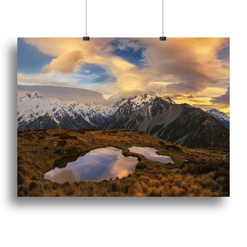 Mountain Light Canvas Print or Poster