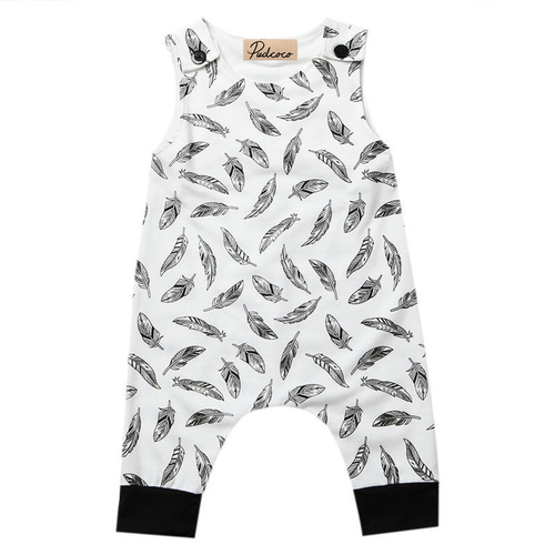 Feather Print Lovely Toddler Newborn Baby