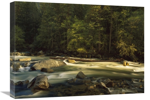 Global Gallery GCS-396996-1824-142 18 x 24 in. Merced River Flowing Th