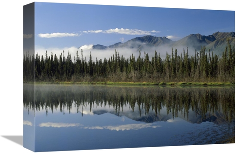 Global Gallery GCS-396470-1216-142 12 x 16 in. Boreal Forest Along Lak