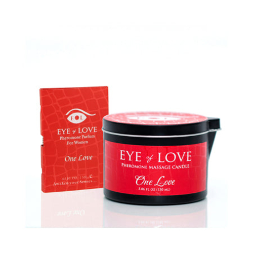 Eye of Love One Love Attract Him Pheromone Massage Candle