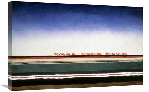 Global Gallery GCS-278352-30-142 30 in. Red Cavalry Art Print - Kazimi