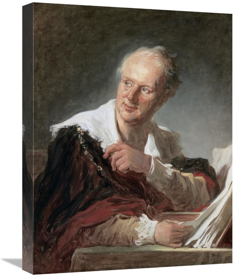 Global Gallery GCS-277592-22-142 22 in. Portrait of Diderot Art Print 