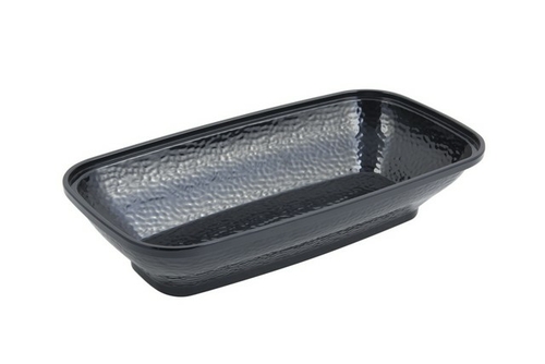 Bon Chef 53302BLACK 10.25 x 19 x 4 in. Dynasty Square Bowl, Black