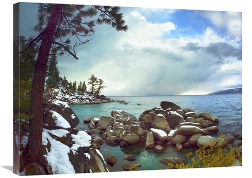 Global Gallery GCS-396013-2432-142 24 x 32 in. Memorial Point, Lak