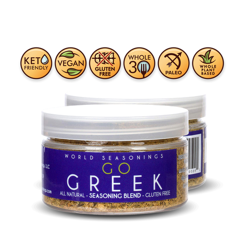 Go Greek - All Natural, Gluten Free Seasoning Blend