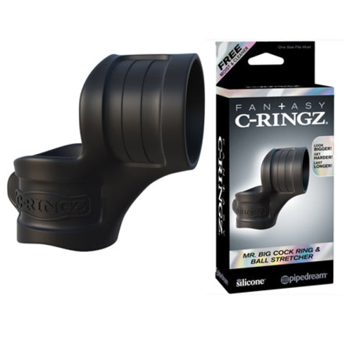 Pipedream Fantasy C-Ringz Mr. Big Cock Ring & Ball Stretcher Silicone