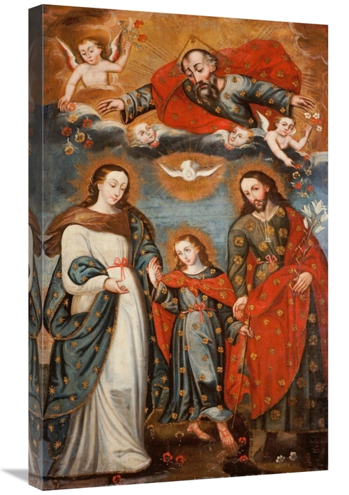 Global Gallery GCS-267457-30-142 30 in. The Sacred Family Art Print - 