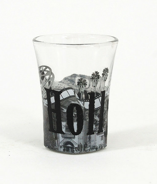 Americaware SGHWC01 Hollywood Duo Tone Etched Shot Glass