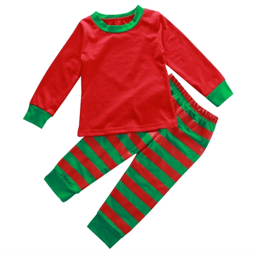 Xmas Sleepwear Infant Baby Kids Boy Girl