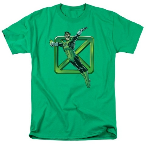 Trevco Dco-Green Cross - Short Sleeve Adult 18-1 Tee - Kelly Green- Ex