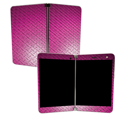 MightySkins CF-MISURDUO-Pink Diamond Plate Carbon Fiber Skin for Micro