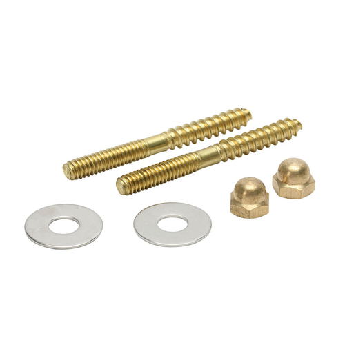 Fluidmaster 4699773 Toilet Bolts Set, Brass