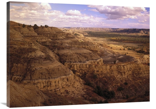 Global Gallery GCS-396486-3040-142 30 x 40 in. Badlands in Theodore Ro