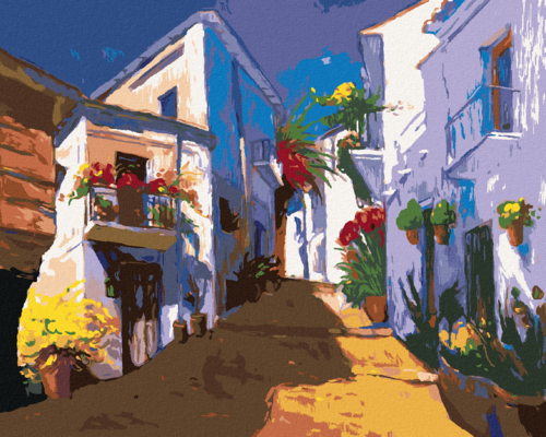 Paint by Numbers - SPANISH ALLEY