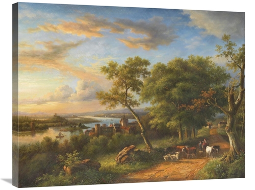 Global Gallery GCS-131236-2835-142 28 x 35 in. Heading Home Art Print 