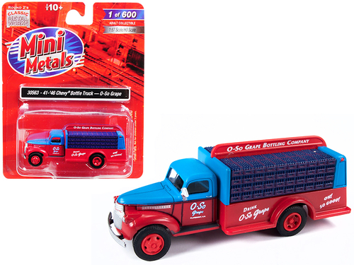 1941-1946 Chevrolet Delivery Bottle Truck \O-So Grape\" 1/87 (HO)