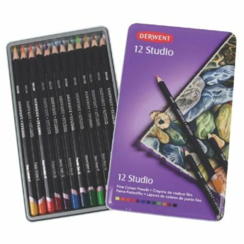 Derwent 32196 Pencil Color Tin - Set of 12