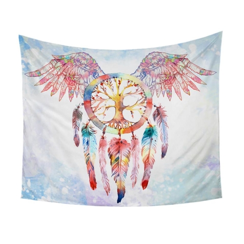 Dreamcatcher Tapestry Boho Printed Wall Hanging