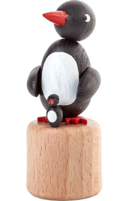 Alexander Taron 105-066 Dregeno Push Toy - Wobbly Penguin