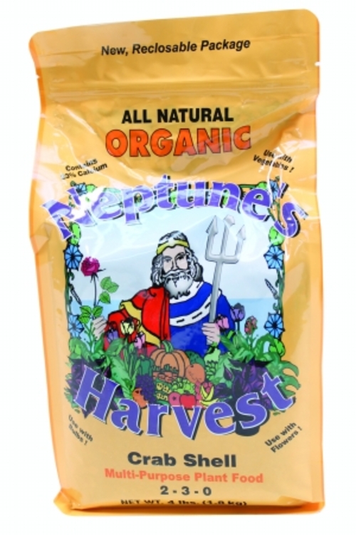 Neptunes Harvest Organic Crab Shell 2-3-0 Multi Purpose Plant Food 4 P