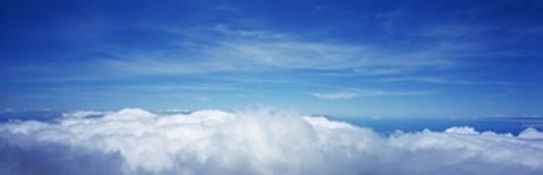 Cloudscape  Maui  Hawaii  USA Poster Print by  - 36 x 12