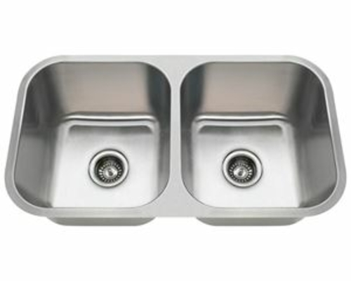 CB19931 16 Gauge Double Bowl Undermount Stainless Steel Sink