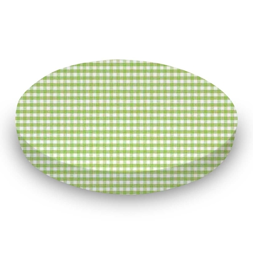 SheetWorld Fitted Oval Crib Sheet Fits Stokke Mini - 100% Cotton