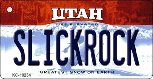 Smart Blonde KC-10234 1.5 x 3 in. Slickrock Utah State License Plate K
