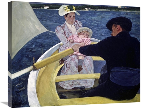 Global Gallery GCS-277002-30-142 30 in. The Boating Party Art Print - 