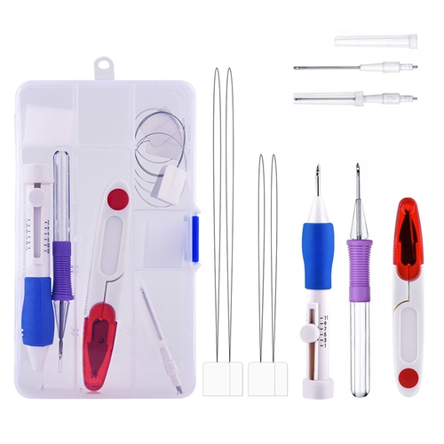 Embroidery Stitching Punch Needle with Patterns