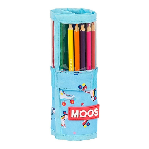 Case Moos Rollers Blue Multicolour 27 Pieces