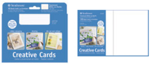 Strathmore 10517 20 Pack Cards & Envelopes White & Black 20 Piece