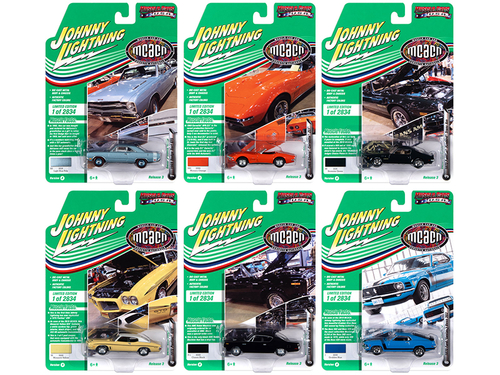 Muscle Cars USA 2020 Set A of 6 Cars Release 3 \Muscle Car & Corvette