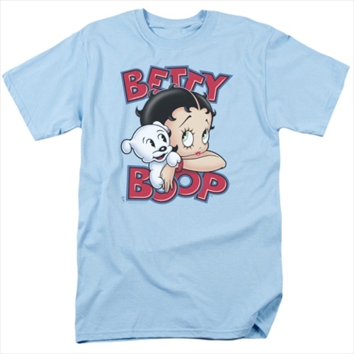 Boop-Forever Friends - Short Sleeve Adult 18-1 Tee, Light Blue - M